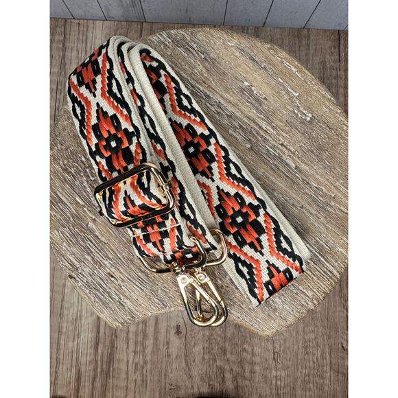 Wide Crossbody Strap Guitar Strap Woven Boho Bag Strap FAST SHIP - Picture 6 of 6